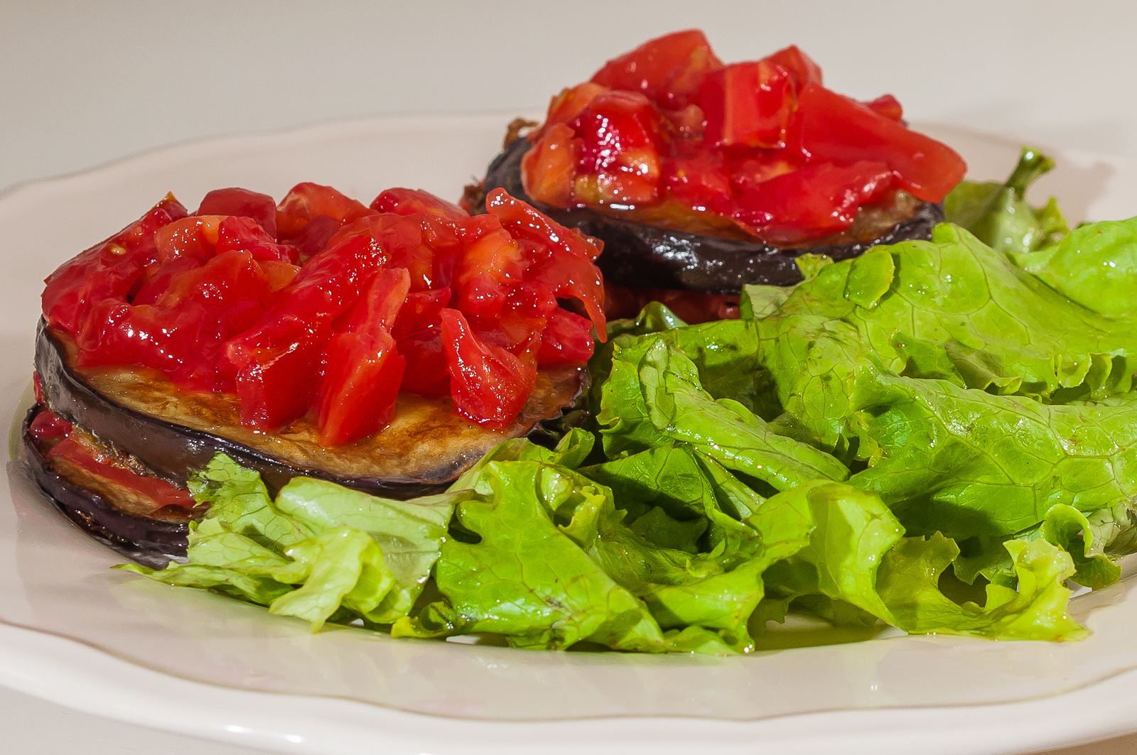 recettes tadjikes salade d'aubergines