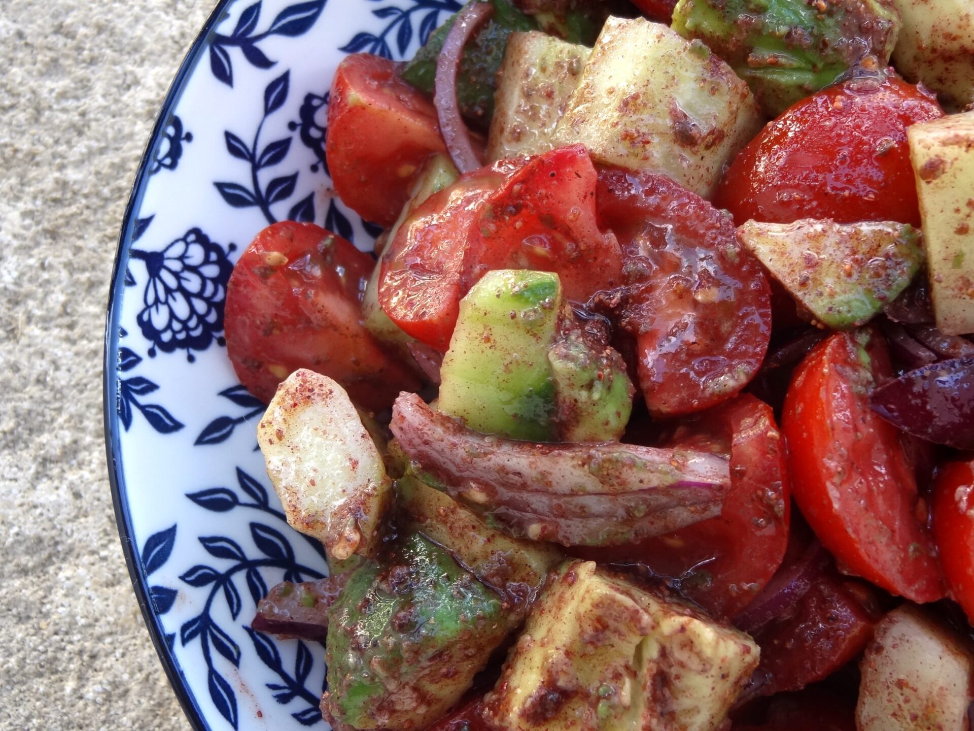 recettes irakiennes salade au sumac