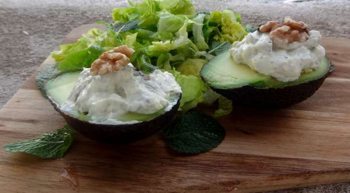 avocat farci aux roquefort et noix