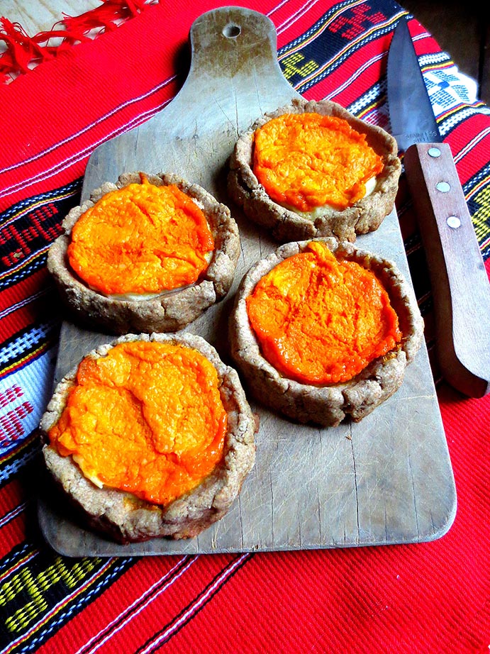 Recettes lettones sklandrausi tartelettes à la carotte