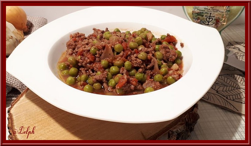 recettes palestiniennes petits pois boeuf haché et couscous