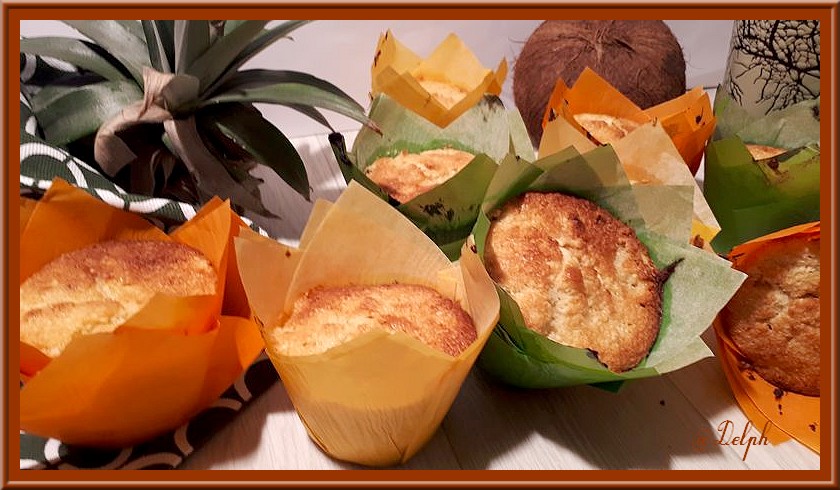 recettes kenyanes muffins noix de coco et ananas