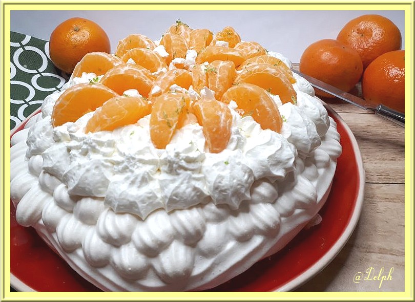 recettes australiennes pavlova aux mandarines