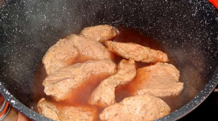 seitan maison quand il est cuite