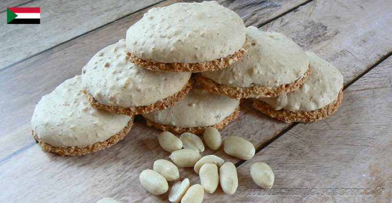 recettes soudanaises ful sudani - macarons aux cacahuètes