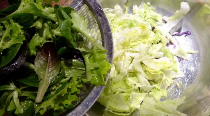 mélanger plusieurs sortes de salades pour la salade composée keto