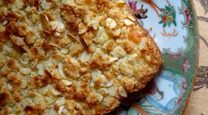 gâteau amandes keto vue du dessus