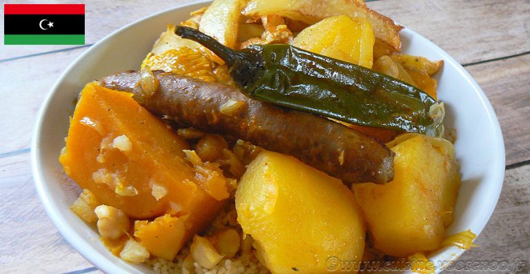 recettes libyennes couscous libyen