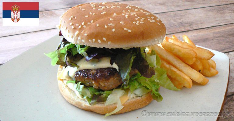 recettes serbes hamburger balkanique