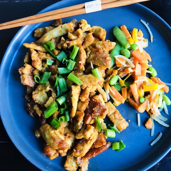 recettes mongoles sauté de lanières de lupin à la mongole