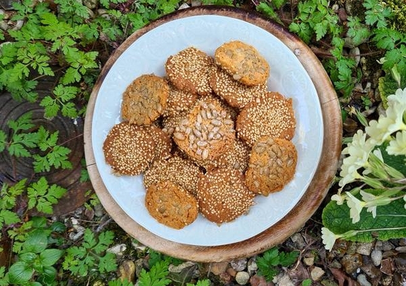 recettes syriennes barazek - biscuits syriens sésame et tournesol