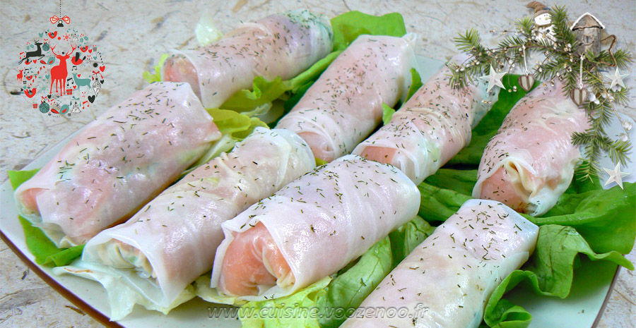 recettes norvégiennes rouleaux de printemps à la norvégienne