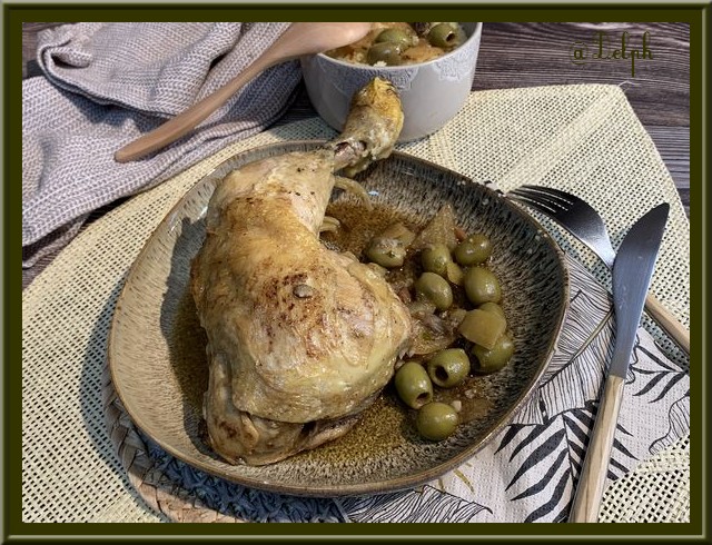 recettes algériennes poulet olives et citrons