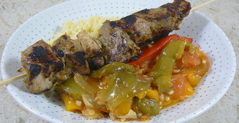 recettes marocaines kebab au gigot et foie d'agneau