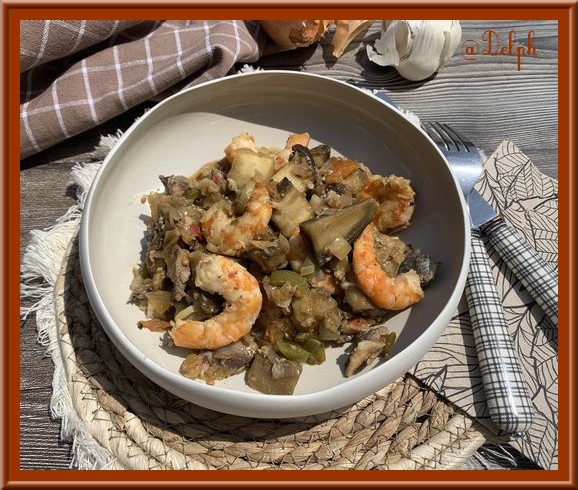 recettes gabonaises aubergines au poisson et crevettes