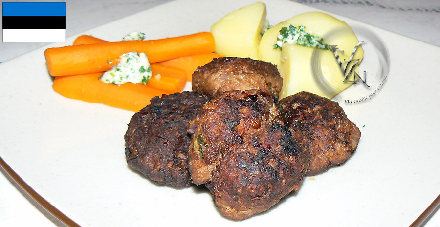 recettes estoniennes boulettes de viande hakk kotletid