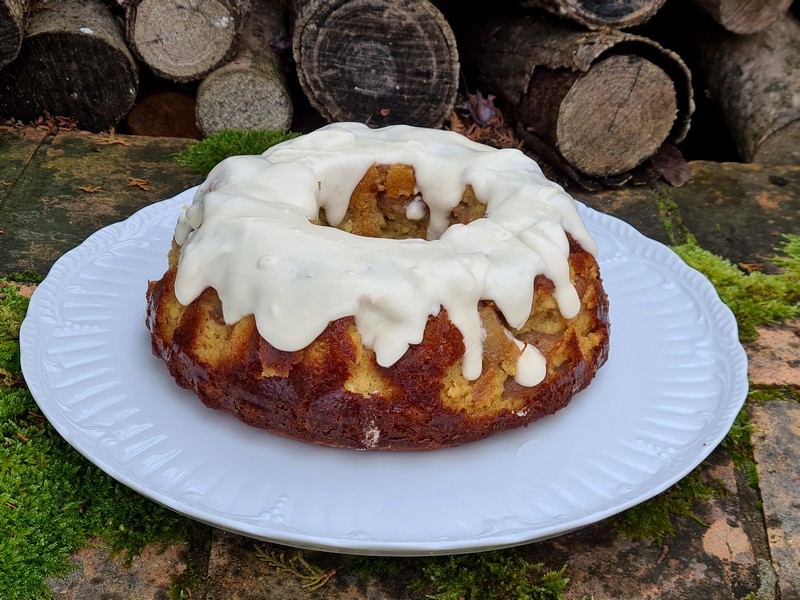 recettes lituaniennes gâteau cétogène pomme cannelle