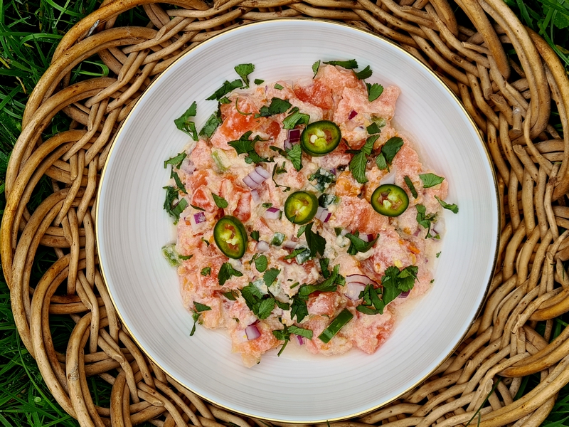 recettes sud-soudanaises salade de tomates à la cacahuète