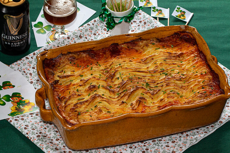 recettes irlandaises Shepperd's pie - Parmentier au boeuf et aux légumes