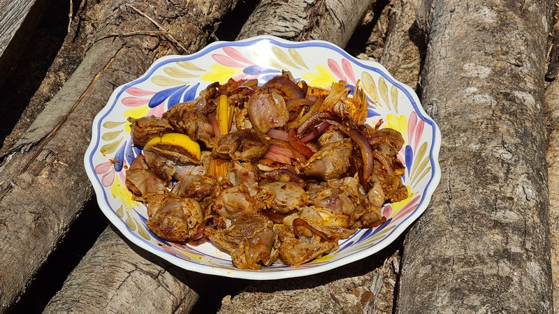 Recettes tchadiennes gésiers à la citronnelle